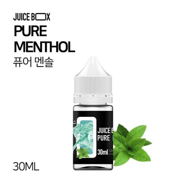 JUICE BOX 블랙라벨 퓨어 멘솔 30ml