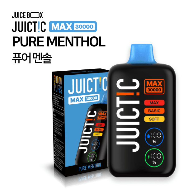쥬스틱 맥스 30000 퓨어 멘솔