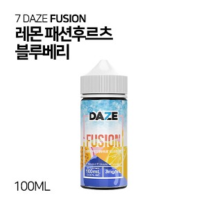 세븐데이즈 퓨전 레몬 패션후르츠 블루베리 100ml