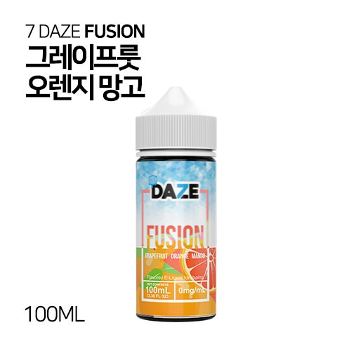 세븐데이즈 퓨전 그레이프룻 오렌지 망고 100ml