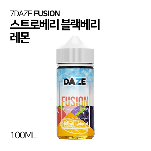 세븐데이즈 퓨전 스트로베리 블랙베리 레몬 100ml