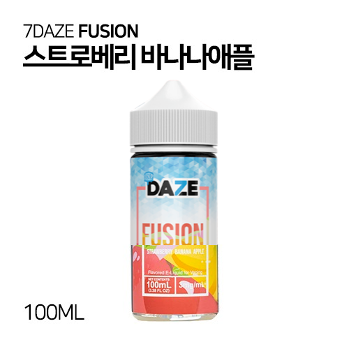 세븐데이즈 퓨전 스트로베리 바나나애플 100ml