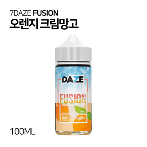 세븐데이즈 퓨전 오렌지 크림망고 100ml