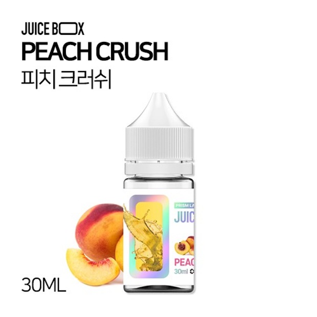 JUICE BOX 프리즘라벨 피치 크러쉬 30ml