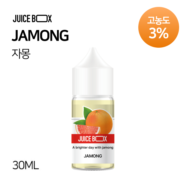 JUICE BOX 고농도⚡ 프레시라벨 자몽 30ml (30MG / 3%)