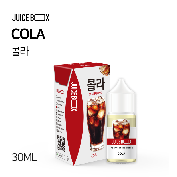JUICE BOX 프레시라벨 콜라 30ml