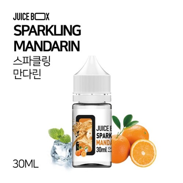 JUICE BOX 화이트라벨 스파클링 만다린 30ml