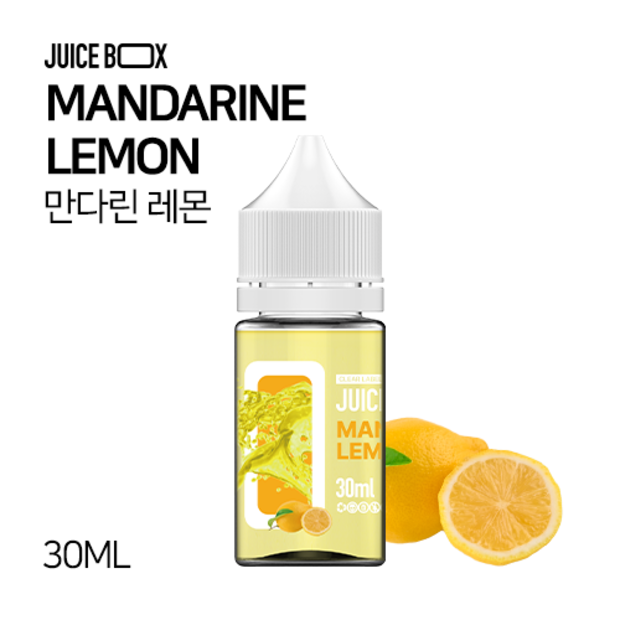 JUICE BOX 클리어라벨 만다린 레몬 30ml
