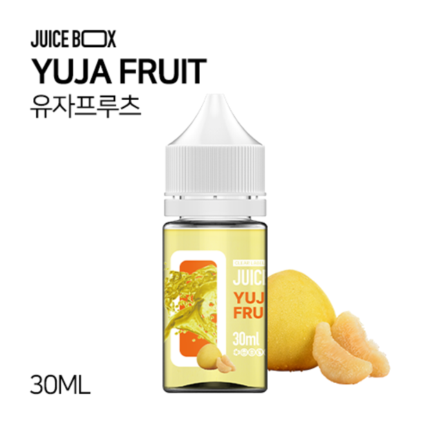 JUICE BOX 클리어라벨 유자후르츠 30ml